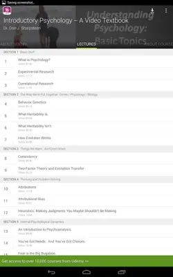 Learn Psychology Basics android App screenshot 9