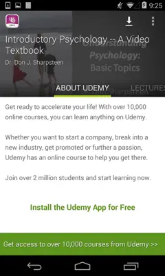 Learn Psychology Basics android App screenshot 11